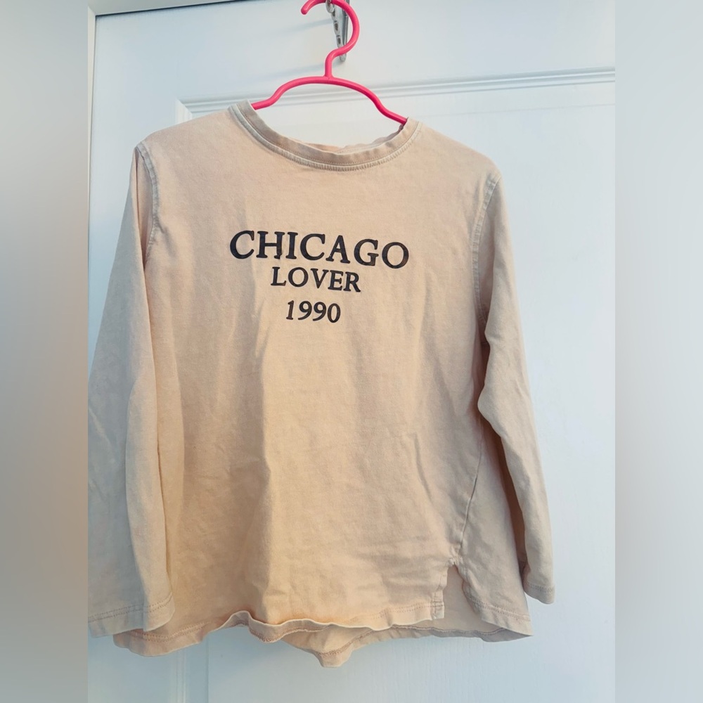 Zara girls -,Chicago Lover 1990 Kids Long-Sleeve Tee - girls 7
